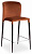 Стул полубарный ALVOR (mod. 715пб) ткань/металл, 44х55х99 см, высота до сиденья 67 см, коричневый barkhat 11/черный (поставляется по 2 шт)