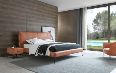 Кровать 1727 коричневая фото Кровать 1727 коричневая. Фото