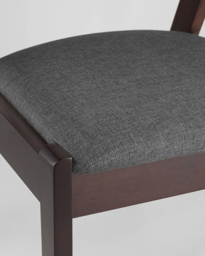 Стул обеденный VIVA темно-серый 2 шт.. Фото №10