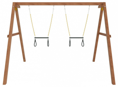 Качели детские Р911-31, коричневый фото Качели детские Р911-31, коричневый. Фото №4